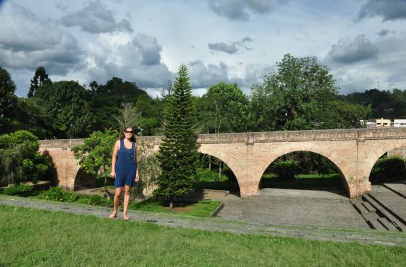 Puente de la Custodia, uma das atrações de Popayan, na Colômbia